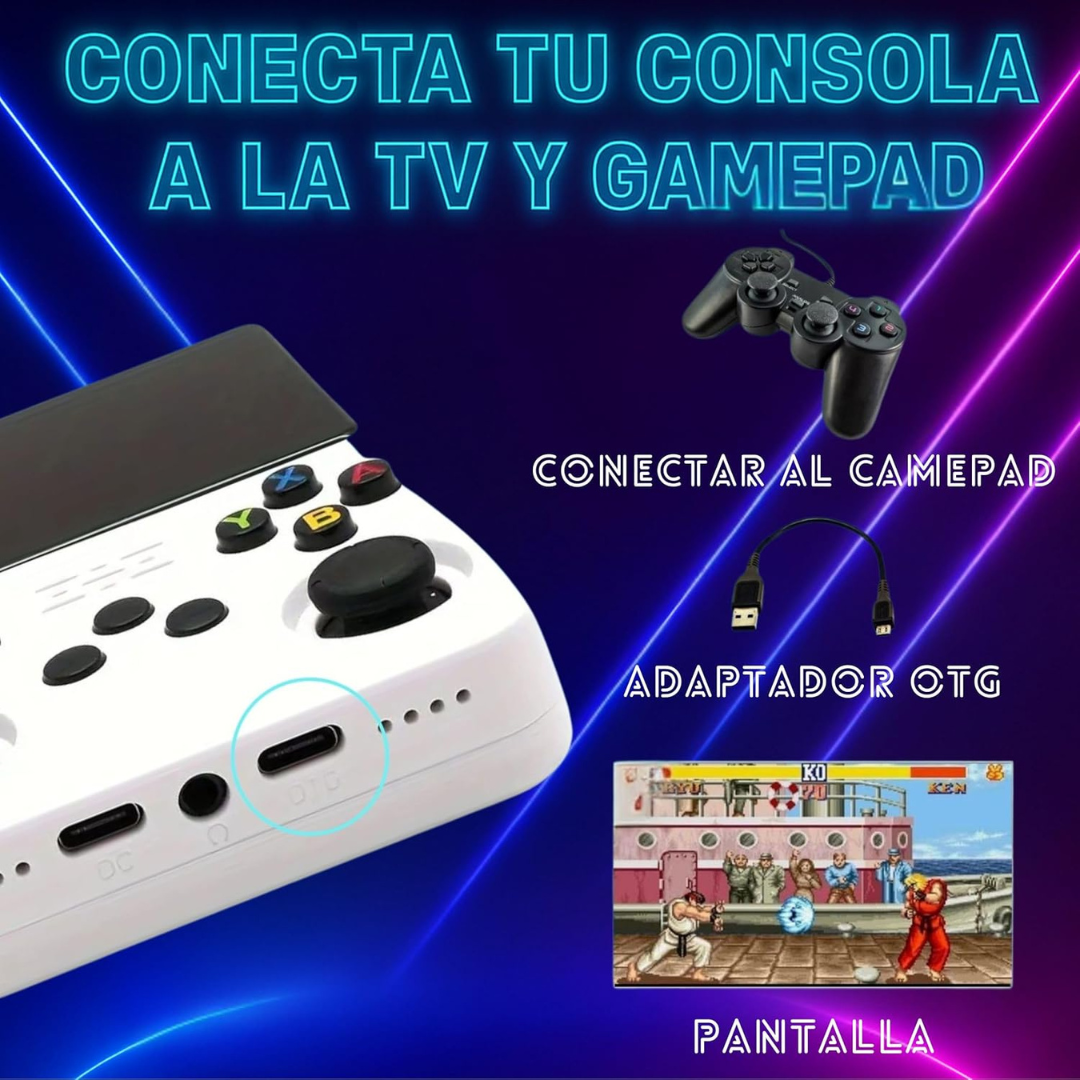 Consola Retro Portátil con 10.000 juegos